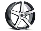 Liquid Metal Wheels Gen X Gloss Black Machined Wheel; 20x8.5; 40mm Offset (05-09 Mustang)