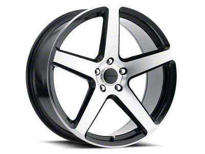 Liquid Metal Wheels Gen X Gloss Black Machined Wheel; Rear Only; 20x10; 42mm Offset (10-15 Camaro)