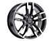 Liquid Metal Wheels Splice Gloss Black Machined Wheel; 20x8.5; 40mm Offset (10-15 Camaro)