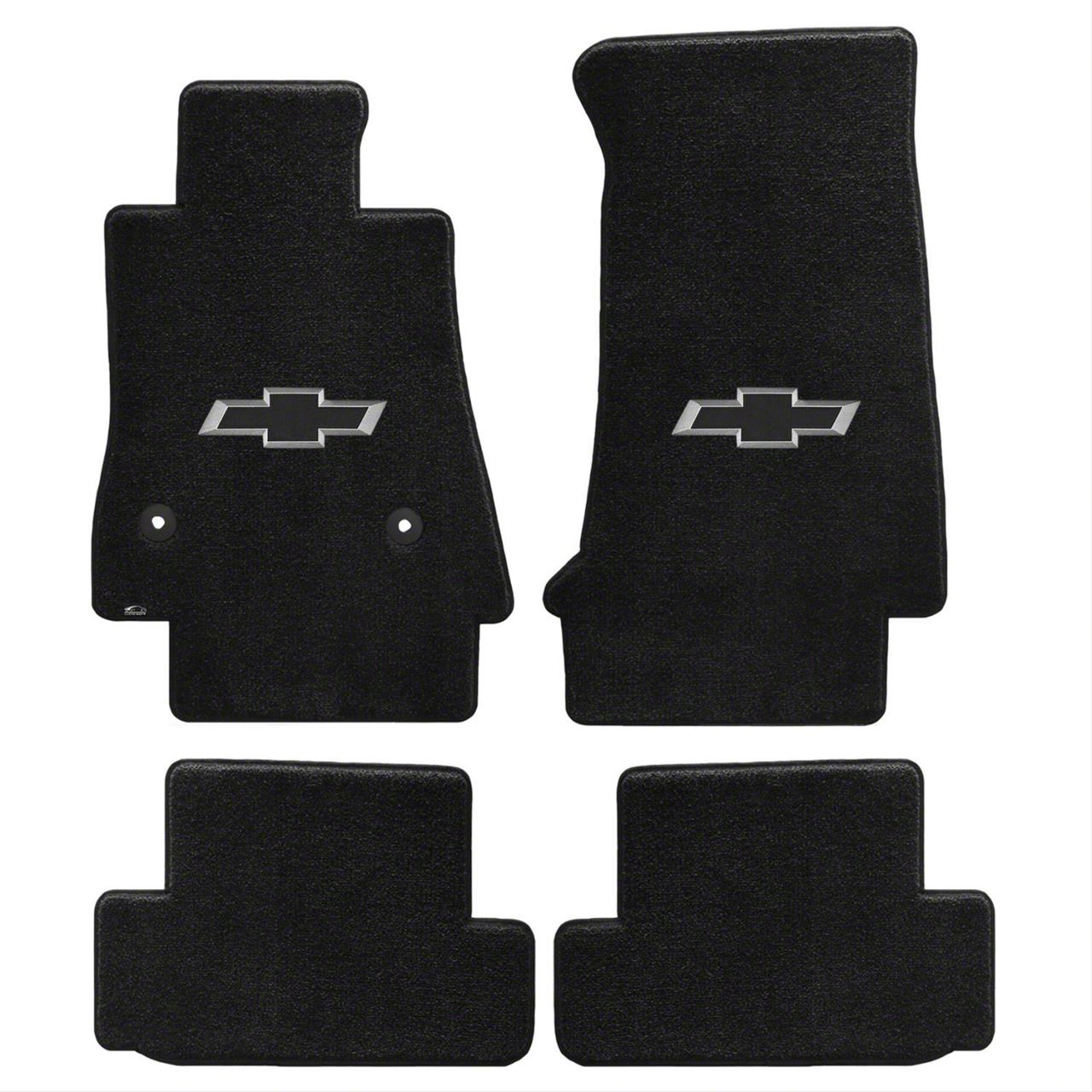 Lloyd Camaro Ultimat Front and Rear Floor Mats with Black 3D Bowtie ...