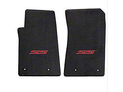 Lloyd Ultimat Front Floor Mats with SS Logo; Black (10-15 Camaro)