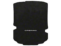 Lloyd Velourtex Trunk Mat with Camaro Word Logo; Black (16-24 Camaro Coupe)