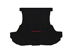 Lloyd Trunk Mat with Challenger Red Logo; Black (08-10 Challenger w/o Subwoofer)