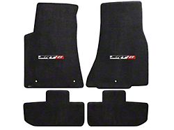 Lloyd Ultimat Front and Rear Floor Mats with SRT8 Logo; Black (11-23 Challenger, Excluding AWD)