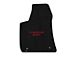 Lloyd Velourtex Front and Rear Floor Mats with Red SRT Logo; Black (11-23 AWD Charger)