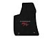 Lloyd Velourtex Front and Rear Floor Mats with Silver and Red R/T Logo; Black (11-23 AWD Charger)