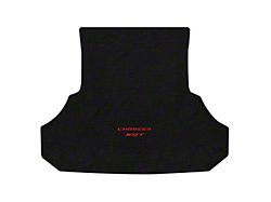 Lloyd Velourtex Trunk Mat with Red SRT Logo; Black (13-23 Charger w/o Subwoofer)