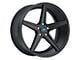 MACH Euro Concave ME.1 Satin Black Wheel; 18x8 (07-10 AWD Charger)