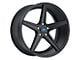 MACH Euro Concave ME.1 Satin Black Wheel; 18x9.5 (06-10 RWD Charger)