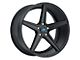 MACH Euro Concave ME.1 Satin Black Wheel; Rear Only; 20x10 (06-10 RWD Charger)