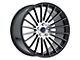 MACH Euro Concave ME.18 Glossy Black Machined Wheel; 20x8.5 (06-10 RWD Charger)