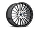 MACH Euro Concave ME.18 Glossy Black Machined Wheel; 20x8.5 (07-10 AWD Charger)