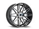 MACH Euro Concave ME.20 Glossy Black Machined Wheel; Rear Only; 20x10 (06-10 RWD Charger)