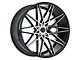 MACH Euro Concave ME.20 Glossy Black Machined Wheel; Rear Only; 20x10 (07-10 AWD Charger)
