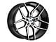 MACH Euro Concave ME.4 Glossy Black Machined Wheel; 18x8 (07-10 AWD Charger)