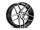 MACH Euro Concave ME.4 Glossy Black Machined Wheel; 20x9 (06-10 RWD Charger)