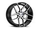 MACH Euro Concave ME.4 Glossy Black Machined Wheel; 20x9 (07-10 AWD Charger)