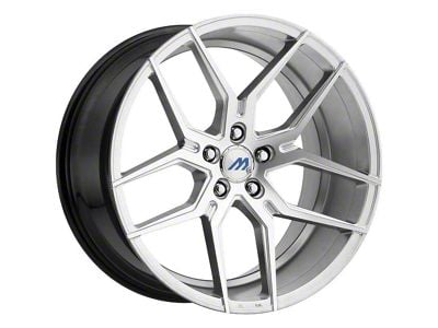 MACH Euro Concave ME.4 Hyper Silver Machined Wheel; 20x9 (06-10 RWD Charger)
