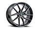 MACH Euro Concave ME.6 Glossy Carbon Black Wheel; 18x8 (07-10 AWD Charger)