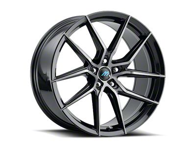 MACH Euro Concave ME.6 Glossy Carbon Black Wheel; 20x8.5 (07-10 AWD Charger)