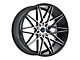 MACH Euro Concave ME.20 Glossy Black Machined Wheel; 20x8.5 (17-23 AWD Challenger)