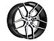 MACH Euro Concave ME.4 Glossy Black Machined Wheel; 18x8 (17-23 AWD Challenger)