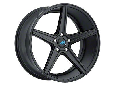 MACH Euro Concave ME.1 Satin Black Wheel; 18x9.5 (11-23 RWD Charger, Excluding Widebody)
