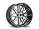 MACH Euro Concave ME.20 Glossy Black Machined Wheel; Rear Only; 20x10 (11-23 RWD Charger, Excluding Widebody)