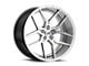 MACH Euro Concave ME.4 Hyper Silver Machined Wheel; 18x8 (11-23 AWD Charger)