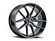 MACH Euro Concave ME.6 Glossy Carbon Black Wheel; 18x8 (11-23 AWD Charger)