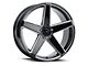 MACH Forged MF.15 Glossy Black Milled Wheel; 20x9 (06-10 RWD Charger)