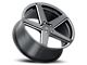 MACH Forged MF.15 Glossy Black Milled Wheel; Rear Only; 20x10.5 (07-10 AWD Charger)