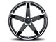 MACH Forged MF.15 Glossy Black Milled Wheel; Rear Only; 20x10.5 (07-10 AWD Charger)