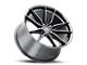 MACH Forged MF.5 Metallic Black Wheel; Rear Only; 20x10.5 (07-10 AWD Charger)