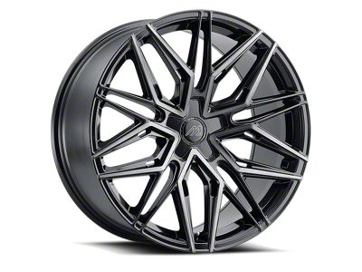 MACH Forged MF.6 Glossy Carbon Black Wheel; 20x8.5 (07-10 AWD Charger)