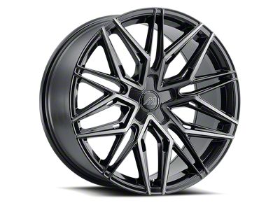 MACH Forged MF.6 Glossy Carbon Black Wheel; 20x8.5; 35mm Offset (07-10 AWD Charger)