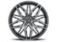 MACH Forged MF.6 Glossy Carbon Black Wheel; Rear Only; 20x10 (07-10 AWD Charger)