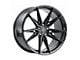 MACH Forged MF.5 Metallic Black Wheel; 20x9; 35mm Offset (17-23 AWD Challenger)