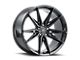 MACH Forged MF.5 Metallic Black Wheel; Rear Only; 20x10.5 (17-23 AWD Challenger)