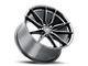 MACH Forged MF.5 Metallic Black Wheel; Rear Only; 20x10.5 (17-23 AWD Challenger)