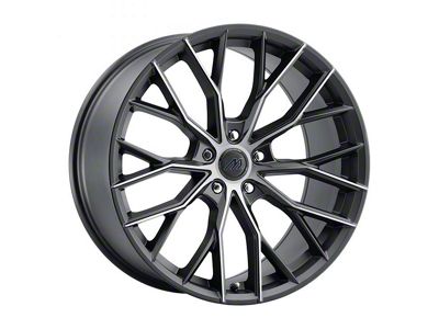 MACH Forged MF.10 Matte Carbon Black Wheel; 20x8.5 (11-23 AWD Charger)