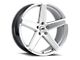 MACH Forged MF.15 Hyper Silver Milled Wheel; 20x9 (11-23 RWD Charger, Excluding Widebody)