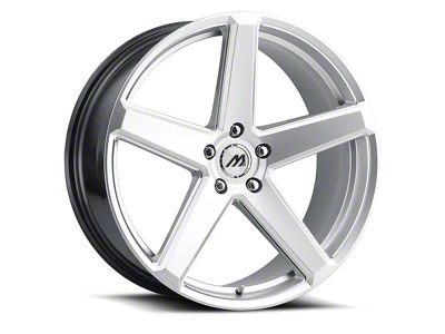 MACH Forged MF.15 Hyper Silver Milled Wheel; 20x9 (11-23 AWD Charger)