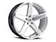 MACH Forged MF.15 Hyper Silver Milled Wheel; 20x9 (11-23 AWD Charger)