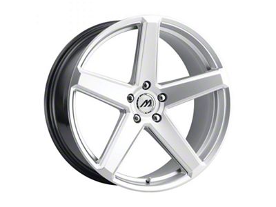 MACH Forged MF.15 Hyper Silver Milled Wheel; 22x9 (11-23 RWD Charger, Excluding Widebody)