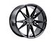 MACH Forged MF.5 Metallic Black Wheel; 20x9 (11-23 RWD Charger, Excluding Widebody)