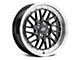 MACH Performance MP.42 Glossy Black Machined Wheel; 17x7.5 (07-10 AWD Charger)