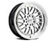 MACH Performance MP.42 Hyper Silver Machined Wheel; 17x7.5 (07-10 AWD Charger)