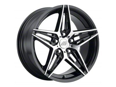 MACH Performance MP.56 Glossy Black Machined Wheel; 18x8 (07-10 AWD Charger)