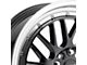MACH Performance MP.42 Glossy Black Machined Wheel; 17x7.5 (17-23 AWD Challenger)